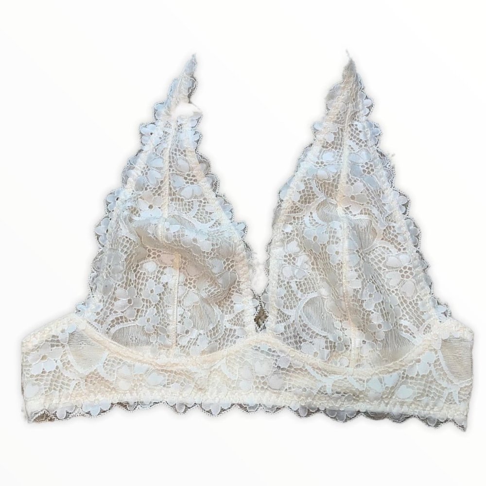 Free People Small Bralette No Wire Lace Top